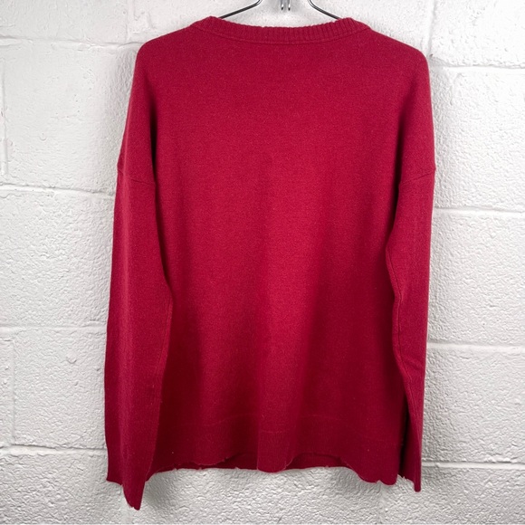 Zadig & Voltaire Red Gaby Embellished Skull Wool & Cashmere Jumper Size M - Picture 10 of 14